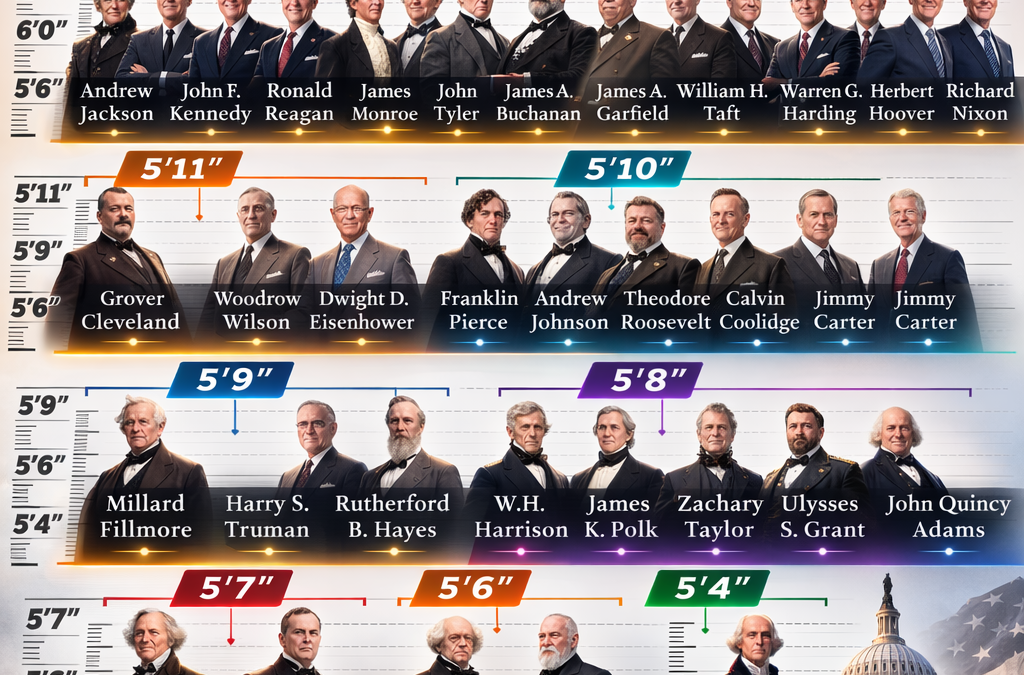 The tallest presidents: A complete height ranking