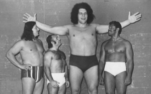 andre the giant and small friends