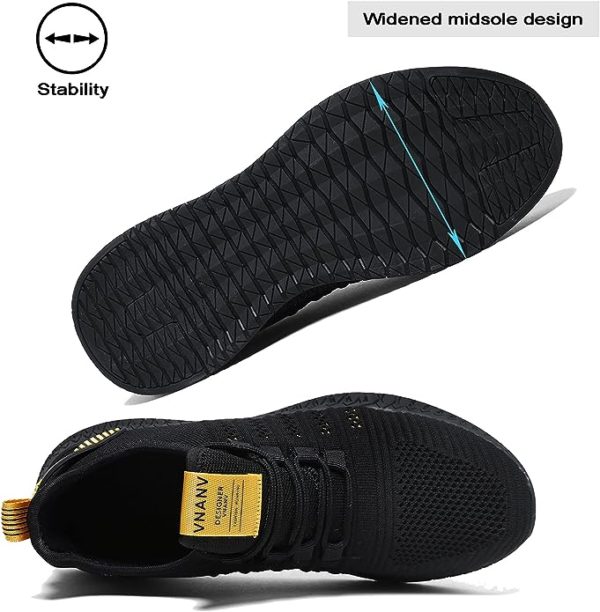 Mens Slip On Walking Shoes Lightweight Breathable big size up to 18