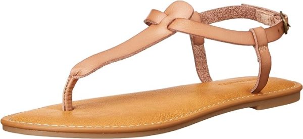 Women's Casual Thong Sandal with Ankle Strap large size up to 15