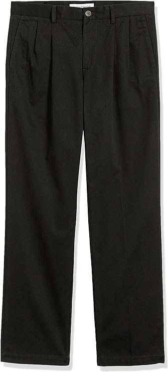 Men's Classic-Fit Wrinkle-Resistant Pleated Chino Pant tall size up to 28L