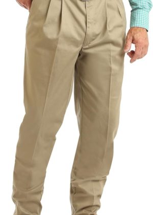 Wrangler Men's Pleated Front Casual Pant tall size up to 38L