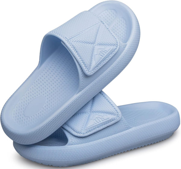 CUYIOM Thick Sole Slide Sandals Cloud Slippers large size up to 16