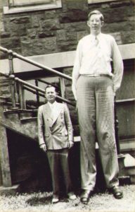 Robert Pershing Wadlow, the tallest giant ever