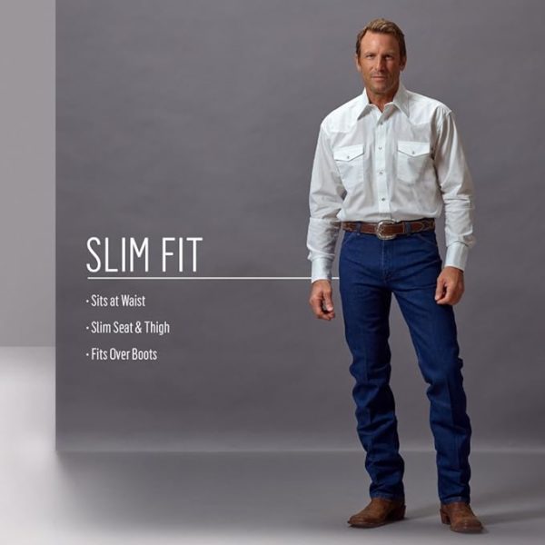 Wrangler Men's Cowboy Cut Slim Fit extra long Jean up to 40L