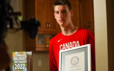Olivier Rioux, the tallest teenager in the world