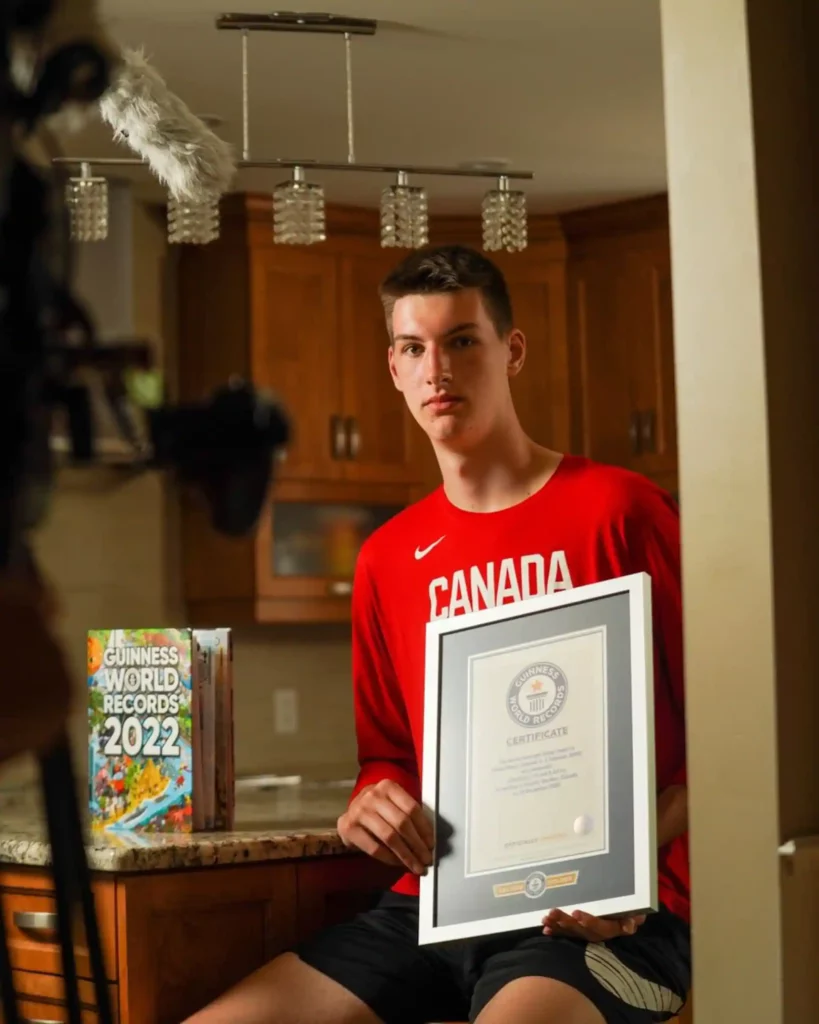 Olivier Rioux, the tallest teenager in the world